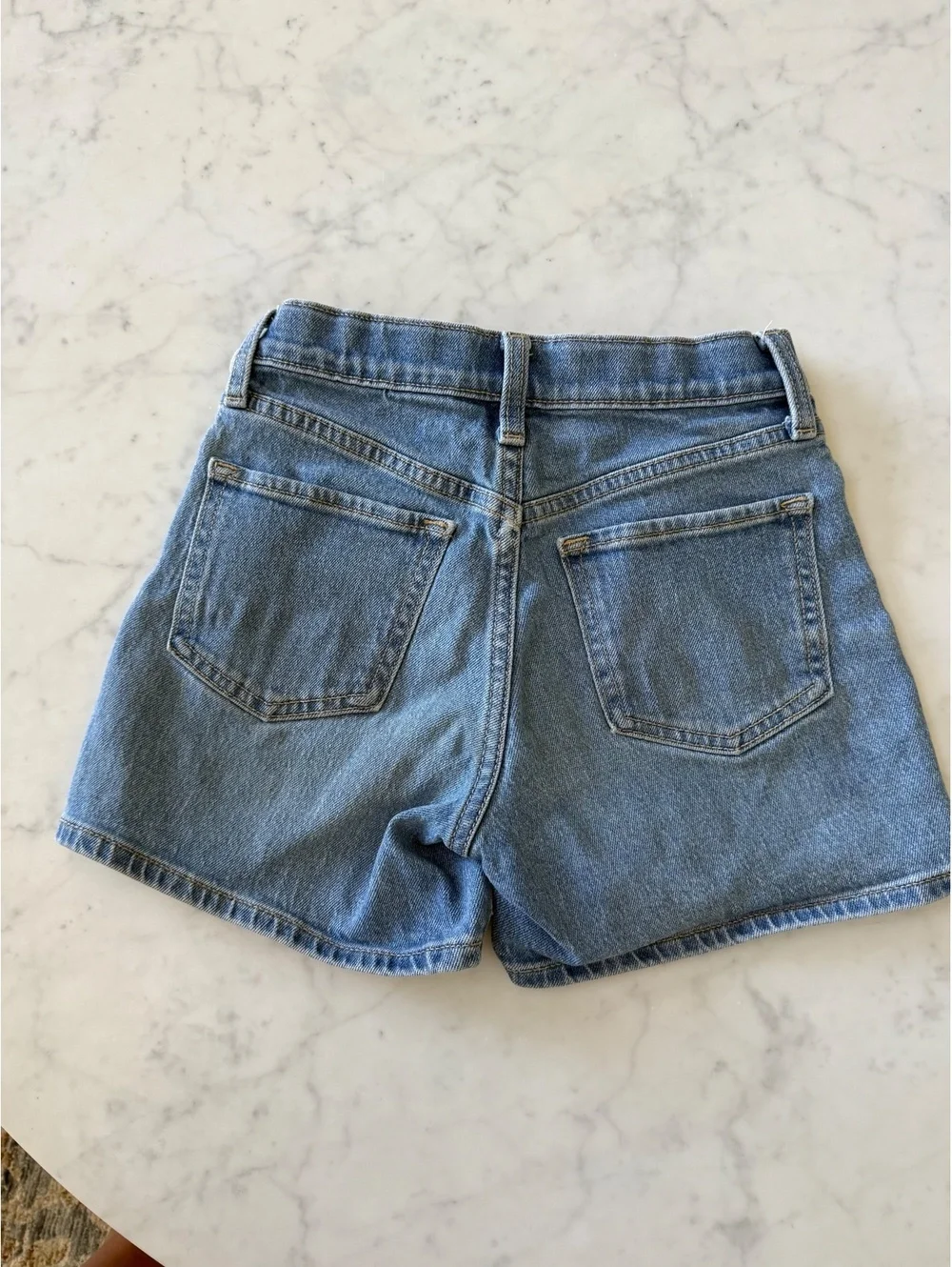 Old Navy Girls Size 12 Slim High Rise Built-In Tough Denim Jean Shorts